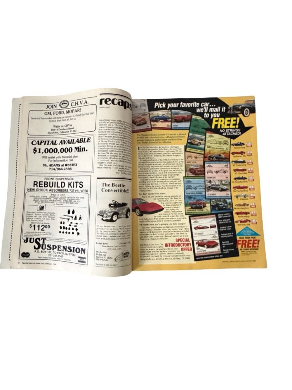5 Vintage Special Interest Autos SIA Magazines 1980s BMW Cadillac Packard Car Lo - Picture 16 of 16